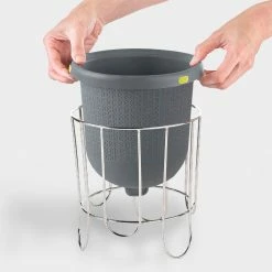 World Market Steel and Silicone Kitchen Compost Bin -Deals Kitchen Store unnamed file 1005