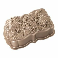 World Market Nordic Ware Nonstick Aluminum Wildflower Loaf Pan
