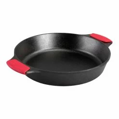 World Market Lodge Cast Iron Bakers Skillet with Grips