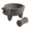 World Market Pig Shaped Lava Stone Molcajete Mortar and Pestle -Deals Kitchen Store unnamed file 1069