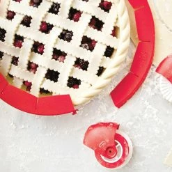 World Market Talisman Red Silicone Adjustable Pie Crust Shield 9 World Market Talisman Red Silicone Adjustable Pie Crust Shield -Deals Kitchen Store unnamed file 1079