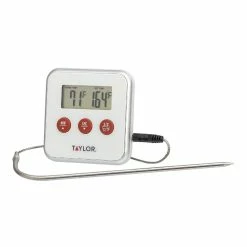 World Market Taylor Digital Probe Thermometer with Timer