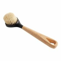 World Market Lodge Rubber Wood Scrub Brush