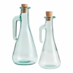 World Market Italian Recycled Glass Oil Bottle