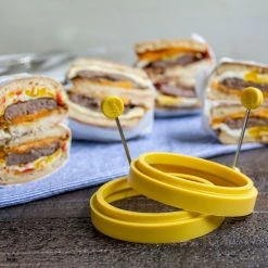 World Market Lodge Yellow Silicone Egg Rings Set of 2 -Deals Kitchen Store unnamed file 1219