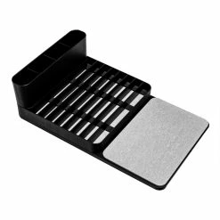 World Market Madesmart® Carbon Black Drying Stone Dish Rack