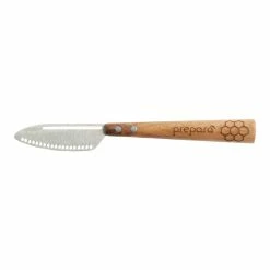 World Market Prepara Stainless Steel and Wood Butter Spreader Knife