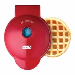 World Market Dash Red Mini Nonstick Waffle Maker -Deals Kitchen Store unnamed file 1338