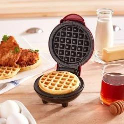 World Market Dash Red Mini Nonstick Waffle Maker -Deals Kitchen Store unnamed file 1341