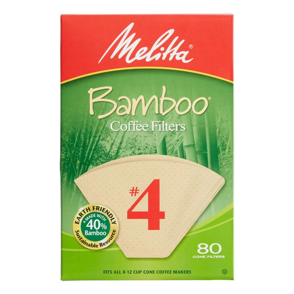 World Market Bamboo No. 4 Cone Coffee Filters 80 Count 3 World Market Bamboo No. 4 Cone Coffee Filters 80 Count
