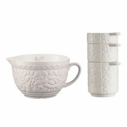 World Market Mason Cash Cream In the Forest Measuring Jug and Cups Set