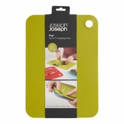 World Market Joseph Joseph Pop Reversible Chopping Mats 3 Pack