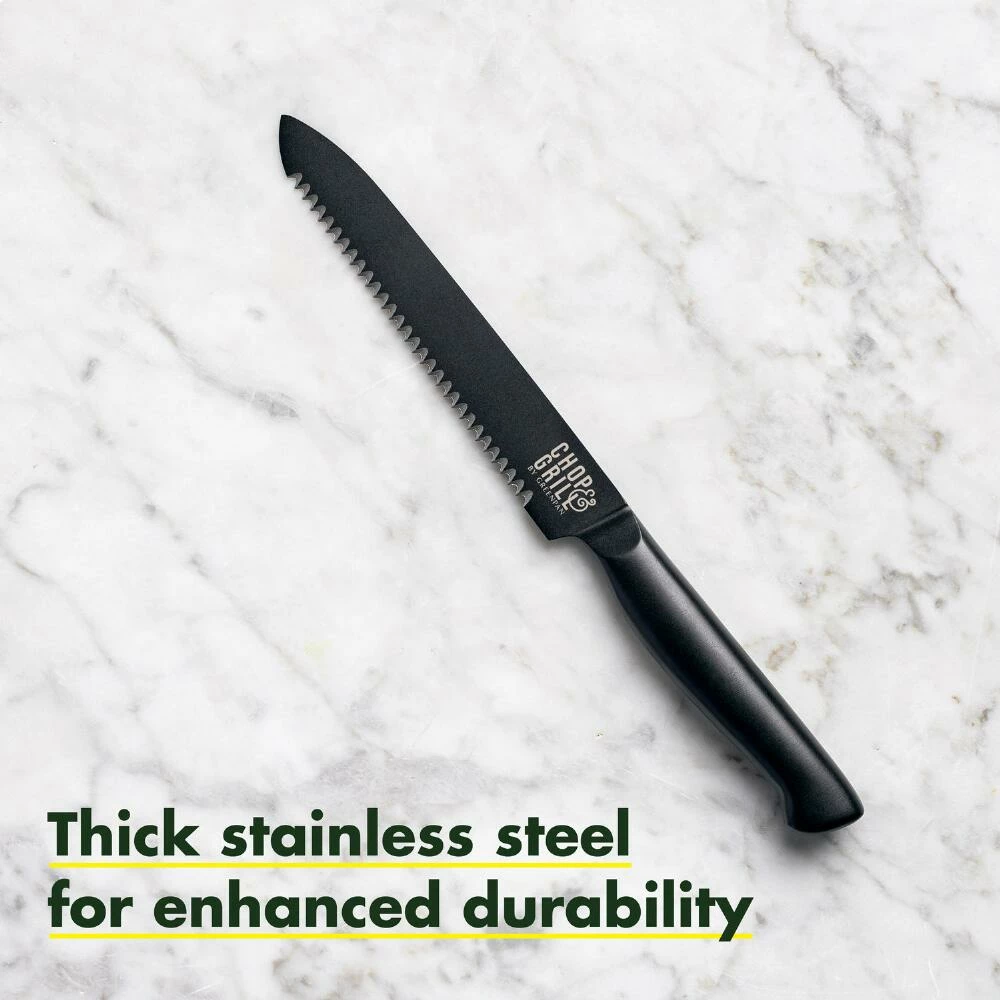 World Market GreenPan Chop & Grill Stainless Steel Serrated Knife 4 World Market GreenPan Chop & Grill Stainless Steel Serrated Knife - Image 2