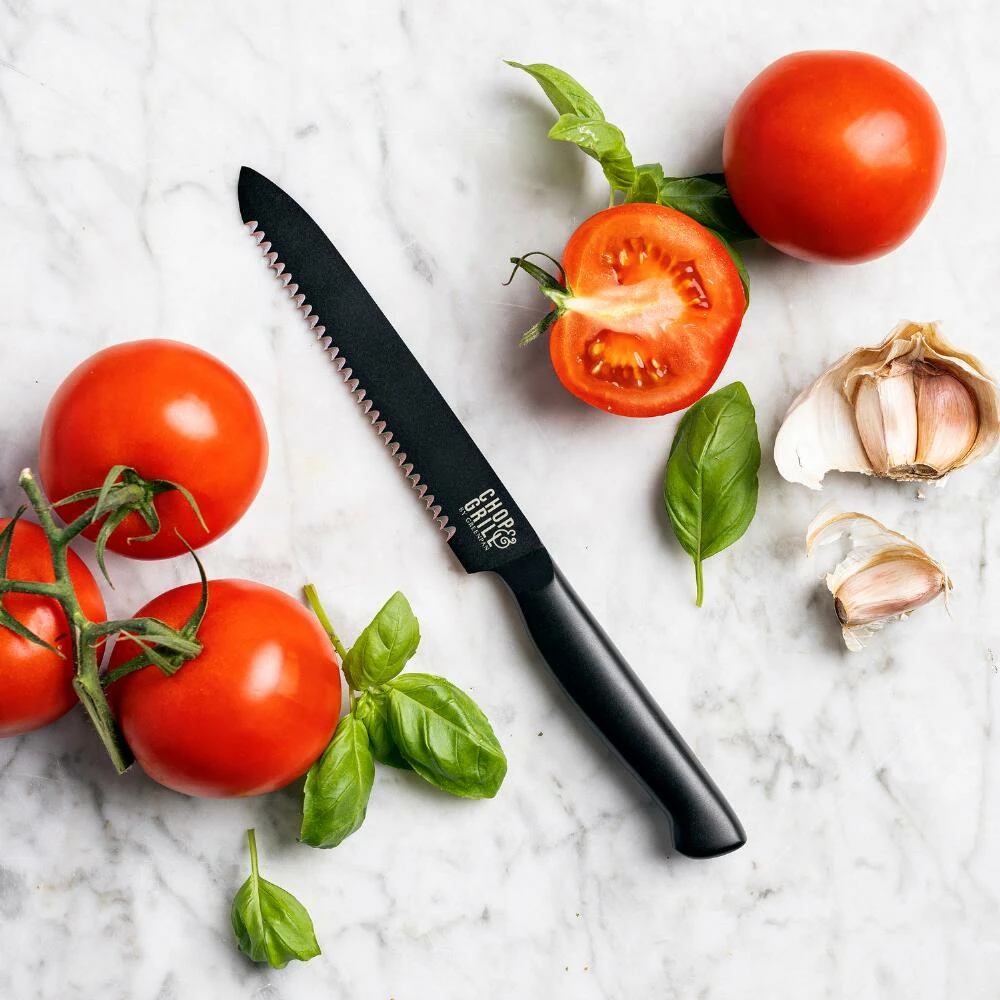 World Market GreenPan Chop & Grill Stainless Steel Serrated Knife 5 World Market GreenPan Chop & Grill Stainless Steel Serrated Knife - Image 3