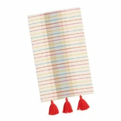 World Market Multicolor Woven Stripe Kitchen Towel Set of 2