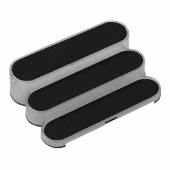 World Market Madesmart® Carbon Black Soft Grip 3 Tier Shelf Organizer