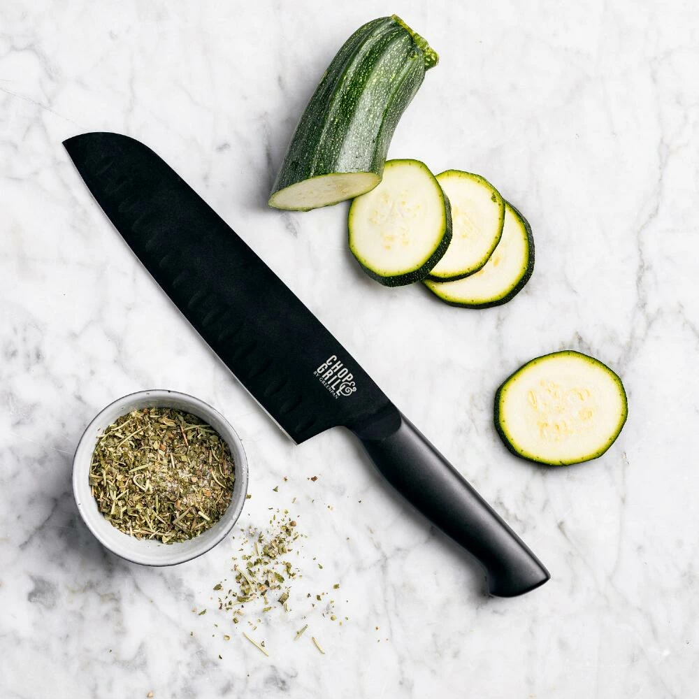 World Market GreenPan Chop & Grill Stainless Steel Santoku Knife 4 World Market GreenPan Chop & Grill Stainless Steel Santoku Knife - Image 2