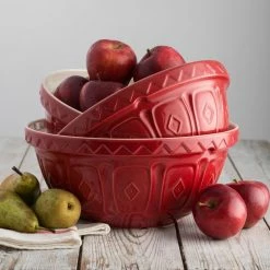World Market Mason Cash Red Color Mix Mixing Bowl -Deals Kitchen Store unnamed file 1639