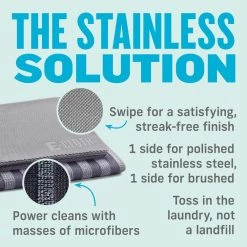 World Market E-Cloth Stainless Steel Microfiber Cleaning Kit 2 Pack -Deals Kitchen Store unnamed file 1642
