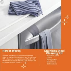 World Market E-Cloth Stainless Steel Microfiber Cleaning Kit 2 Pack -Deals Kitchen Store unnamed file 1643