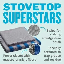 World Market E-Cloth Range and Stovetop Microfiber Cleaning Kit 2 Pack -Deals Kitchen Store unnamed file 1673