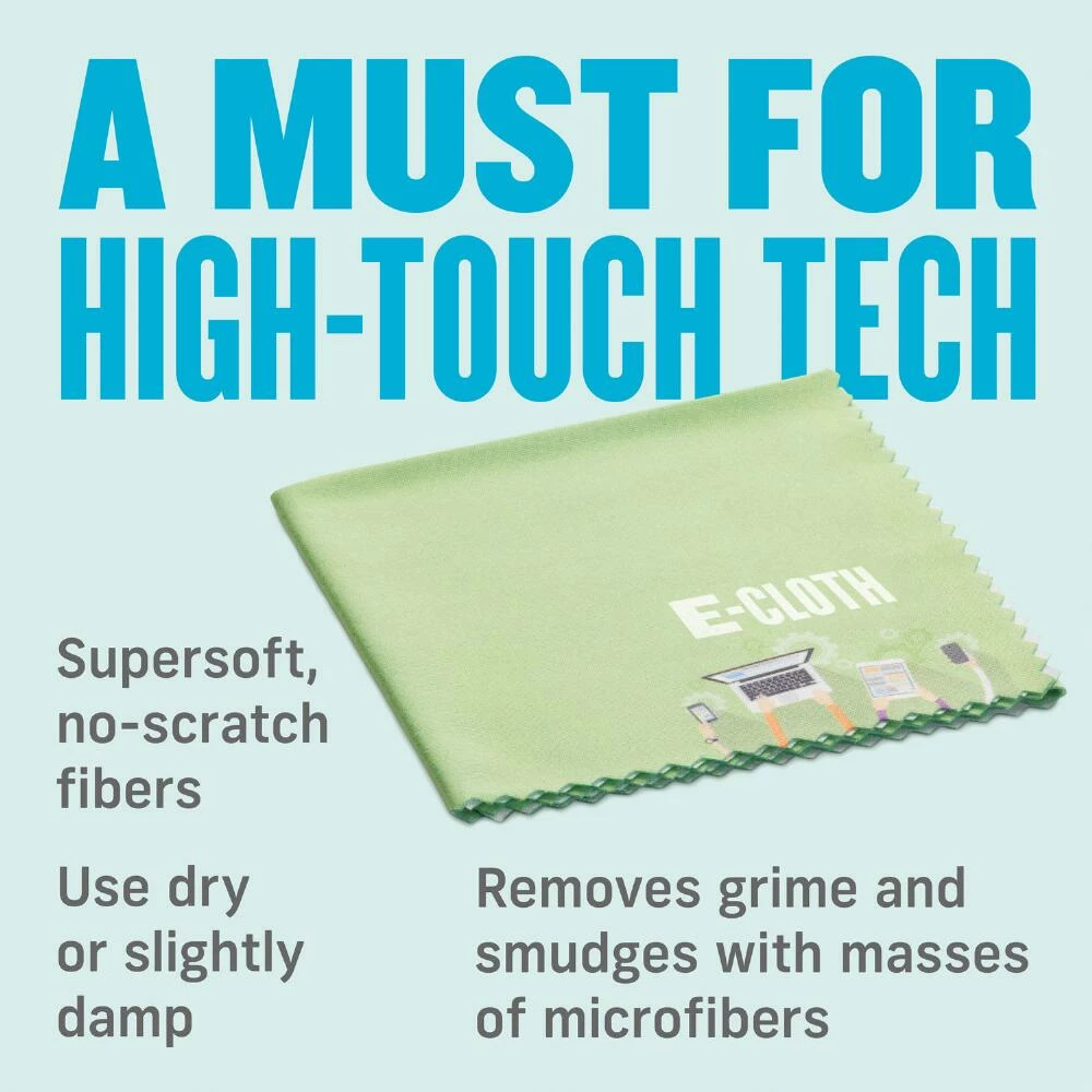 World Market E-Cloth Personal Electronics Microfiber Cleaning Cloth 4 World Market E-Cloth Personal Electronics Microfiber Cleaning Cloth - Image 2
