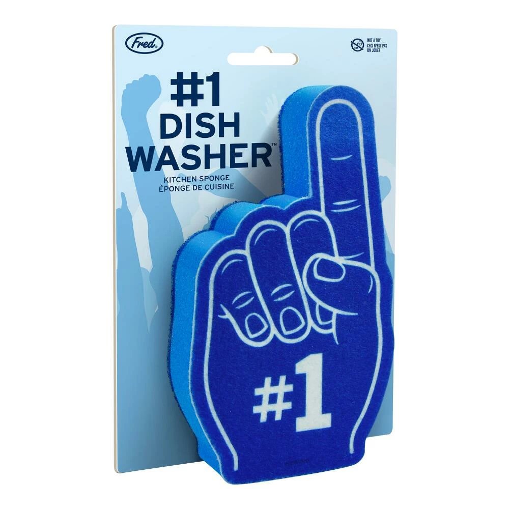 World Market Fred Number One Dishwasher Foam Finger Sponge 4 World Market Fred Number One Dishwasher Foam Finger Sponge - Image 2