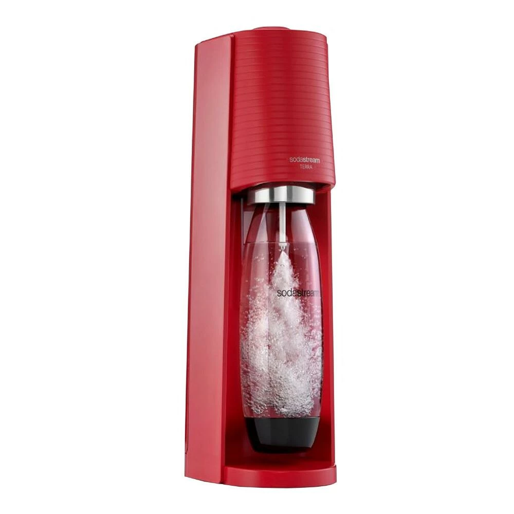 World Market SodaStream® Red Terra Classic Sparkling Water Maker Kit 3 World Market SodaStream® Red Terra Classic Sparkling Water Maker Kit
