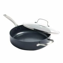 World Market GreenPan Profile Nonstick Ceramic Saute Pan with Lid