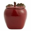 World Market Red Ceramic Apple Storage Canister -Deals Kitchen Store unnamed file 1713