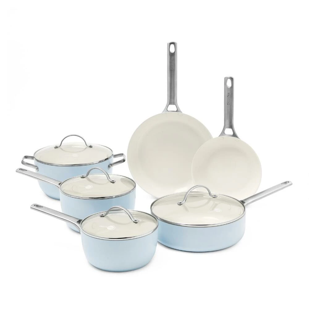 World Market GreenPan Blue Padova 10 Piece Nonstick Ceramic Cookware Set 3 World Market GreenPan Blue Padova 10 Piece Nonstick Ceramic Cookware Set