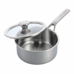World Market Merten & Storck Stainless Steel Saucepan With Lid 2 Quart
