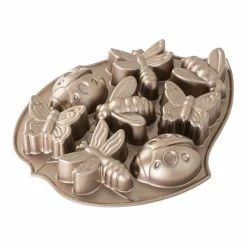 World Market Nordic Ware Backyard Bugs Nonstick Aluminum 8c Cakelet Pan