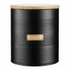 World Market Typhoon Otto Black Steel Cookie Jar with Bamboo Lid -Deals Kitchen Store unnamed file 1764
