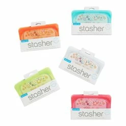 World Market Stasher Reusable Silicone Snack Bags Set of 3