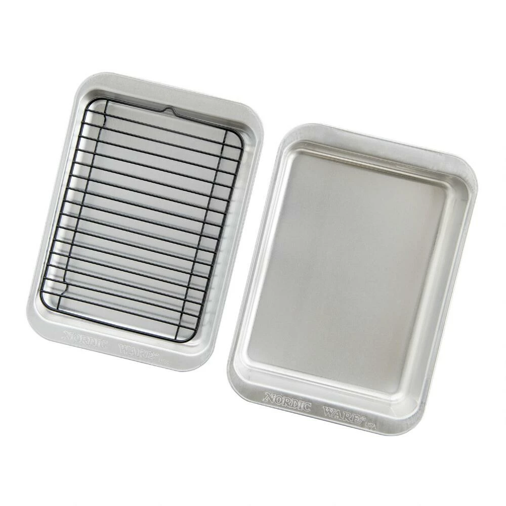 World Market Nordic Ware Naturals Compact Ovenware Set 3 Piece 3 World Market Nordic Ware Naturals Compact Ovenware Set 3 Piece