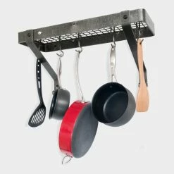 World Market Enclume 24 Inch Hammered Steel Bookshelf Wall Pot Rack -Deals Kitchen Store unnamed file 1862