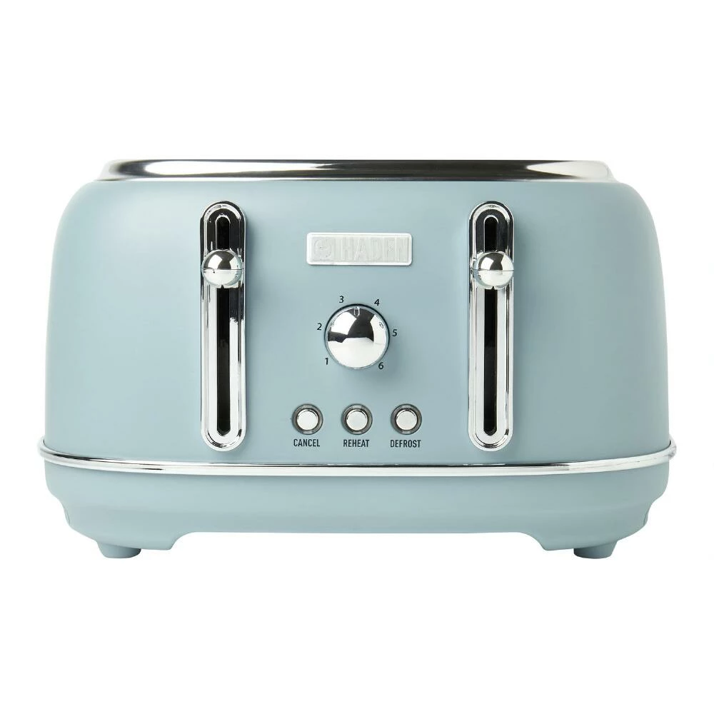 World Market Haden Poole Blue Highclere 4 Slice Wide Slot Toaster 4 World Market Haden Poole Blue Highclere 4 Slice Wide Slot Toaster - Image 2