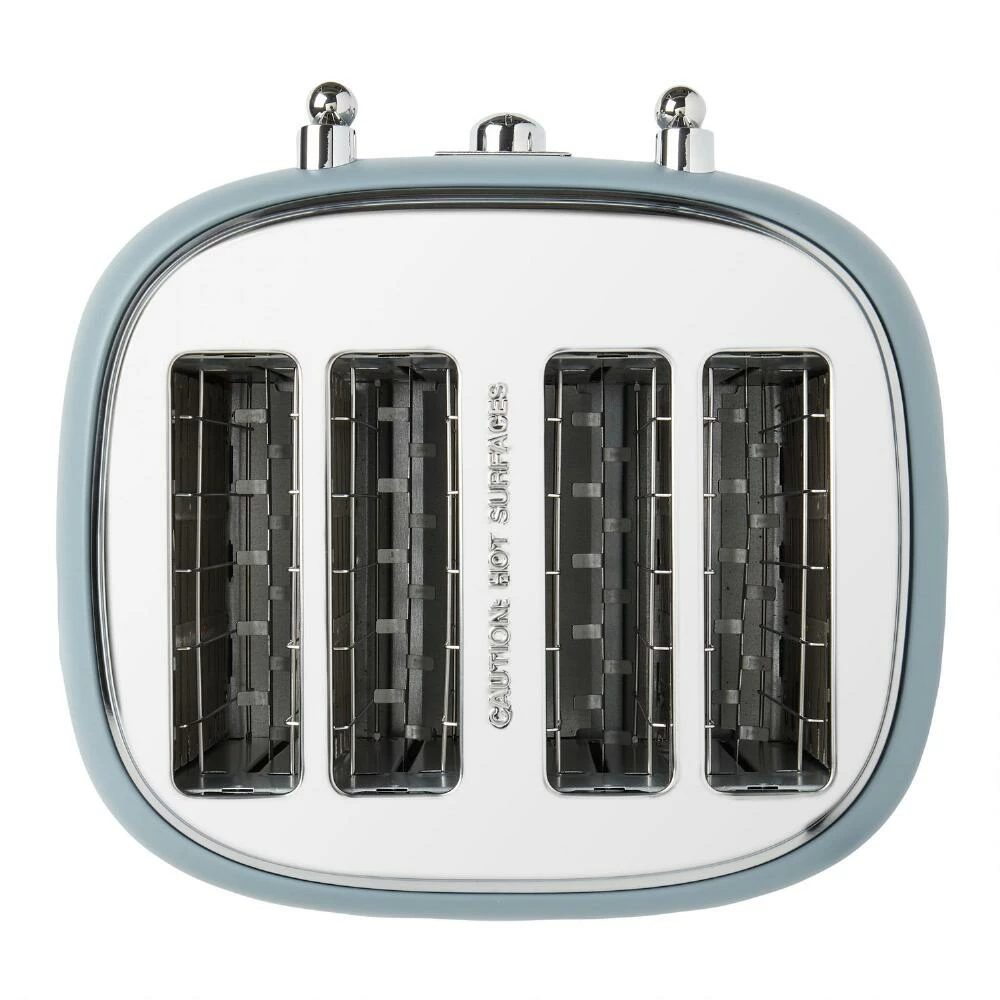 World Market Haden Poole Blue Highclere 4 Slice Wide Slot Toaster 5 World Market Haden Poole Blue Highclere 4 Slice Wide Slot Toaster - Image 3