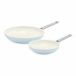 World Market GreenPan Blue Padova Nonstick Ceramic Frying Pans 2 Pack