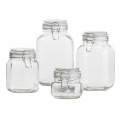 World Market Glass Storage Jars with Clamp Lids