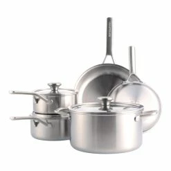 World Market Merten & Storck Stainless Steel 8 Piece Cookware Set