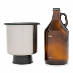 World Market Espro Brushed Stainless Steel and Glass Cold Brew Coffee Kit