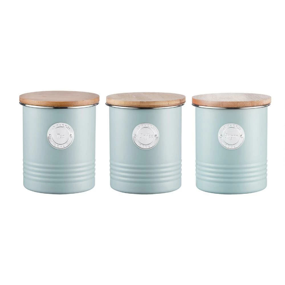 World Market Typhoon Living Coffee, Tea And Sugar Canisters 3 Piece Set 6 World Market Typhoon Living Coffee, Tea And Sugar Canisters 3 Piece Set - Image 4