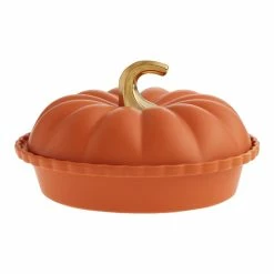 World Market Ceramic Pumpkin Shaped Deep Pie Dish with Lid -Deals Kitchen Store unnamed file 2063