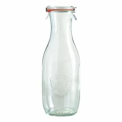World Market Weck Glass Juice Jar with Clamp Lid