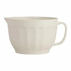 World Market Cream Bamboo Fiber and Melamine Batter Bowl