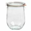 World Market Weck Medium Glass Tulip Jar with Clamp Lid