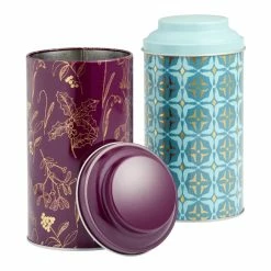 World Market Tinplate Tea Canister