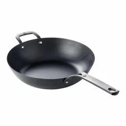 World Market BK Black Carbon Steel Wok